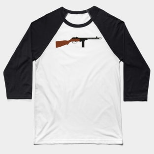 PPSH41 Shpagin machine pistol Historical 1941 Soviet Union machine gun USSR. Baseball T-Shirt